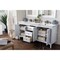 James Martin Vanities Palisades 72in Double Vanity, Bright White w/ 3 CM Eternal Jasmine Pearl Quartz Top 527-V72-BW-3EJP - alternate 2